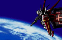 une photo d'Ã©cran de Mobile Suit Gundam Seed sur Bandai Wonderswan